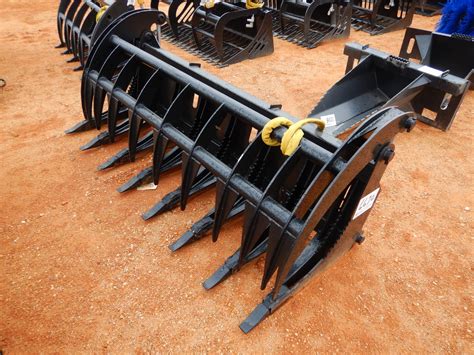 84 skid steer grapple|used grapple rake for sale.